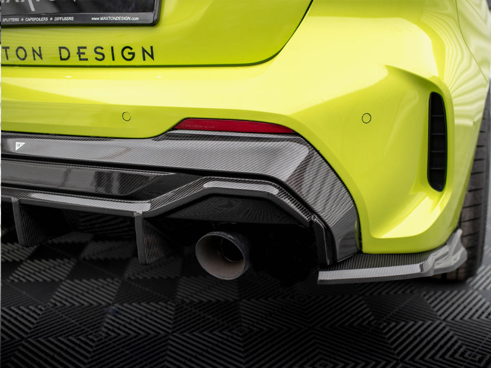 Maxton Carbon Fiber Rear Diffuser V.2 BMW 1 F40 M-Pack / M135i Maxton Carbon Fiber Rear Diffuser V.2 BMW 1 F40 M-Pack / M135i