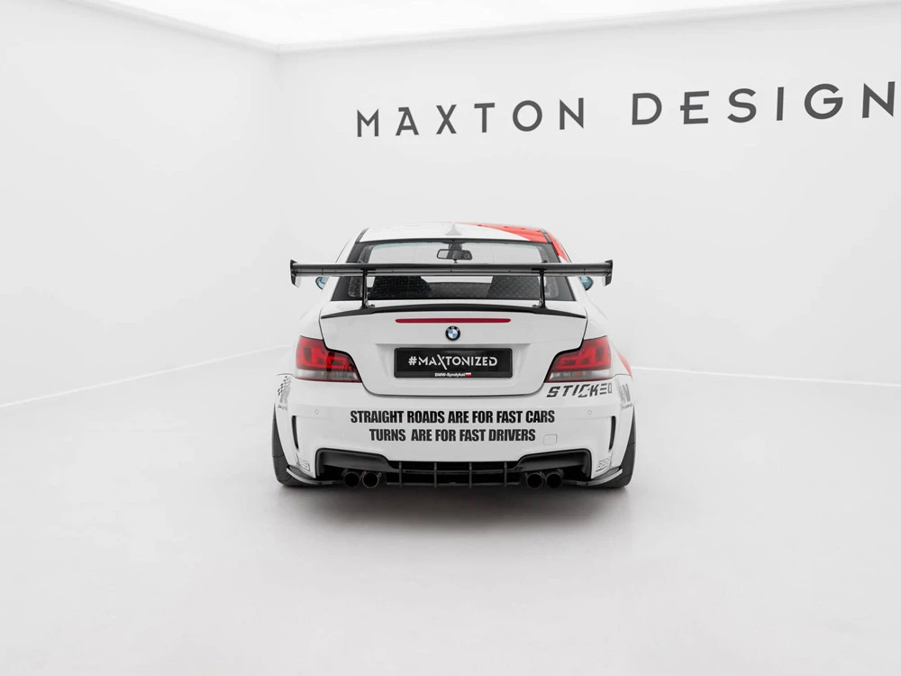Maxton Carbon Spoiler With Upper Swan Mounting BMW 1 M E82 Maxton Carbon Spoiler With Upper Swan Mounting BMW 1 M E82