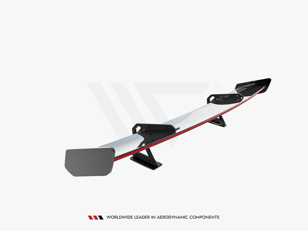 Maxton Carbon Spoiler With Upper Swan Mounting + LED BMW 1 M E82 Maxton Carbon Spoiler With Upper Swan Mounting + LED BMW 1 M E82