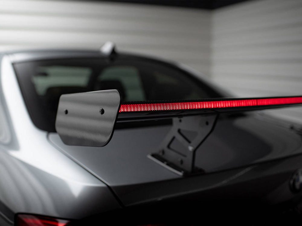 Maxton Carbon Spoiler With Internal Brackets Uprights + LED BMW 3 / M3 Coupe E92