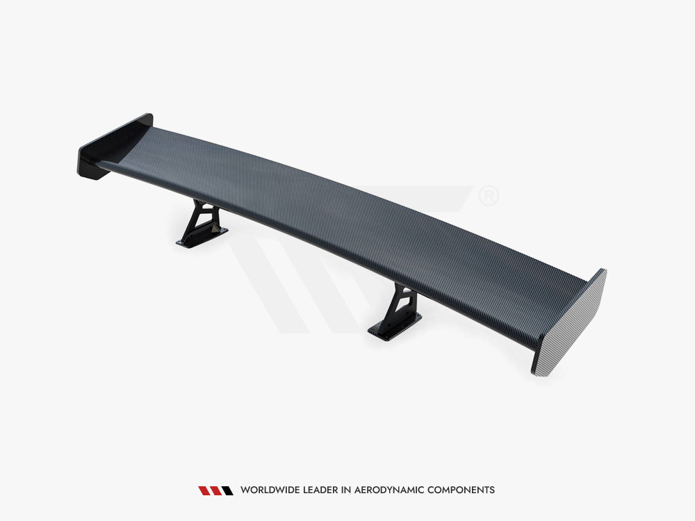 Maxton Carbon Spoiler With Internal Brackets Uprights + LED BMW 3 / M3 Coupe E92