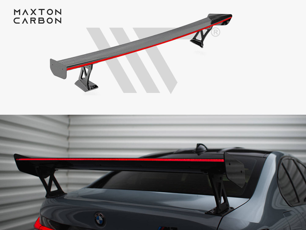 Maxton Carbon Spoiler With External Brackets Uprights + LED BMW M3 G80 / M340i G20 / 3 M-Pack G20 / 3 Standard G20 Maxton Carbon Spoiler With External Brackets Uprights + LED BMW M3 G80 / M340i G20 / 3 M-Pack G20 / 3 Standard G20