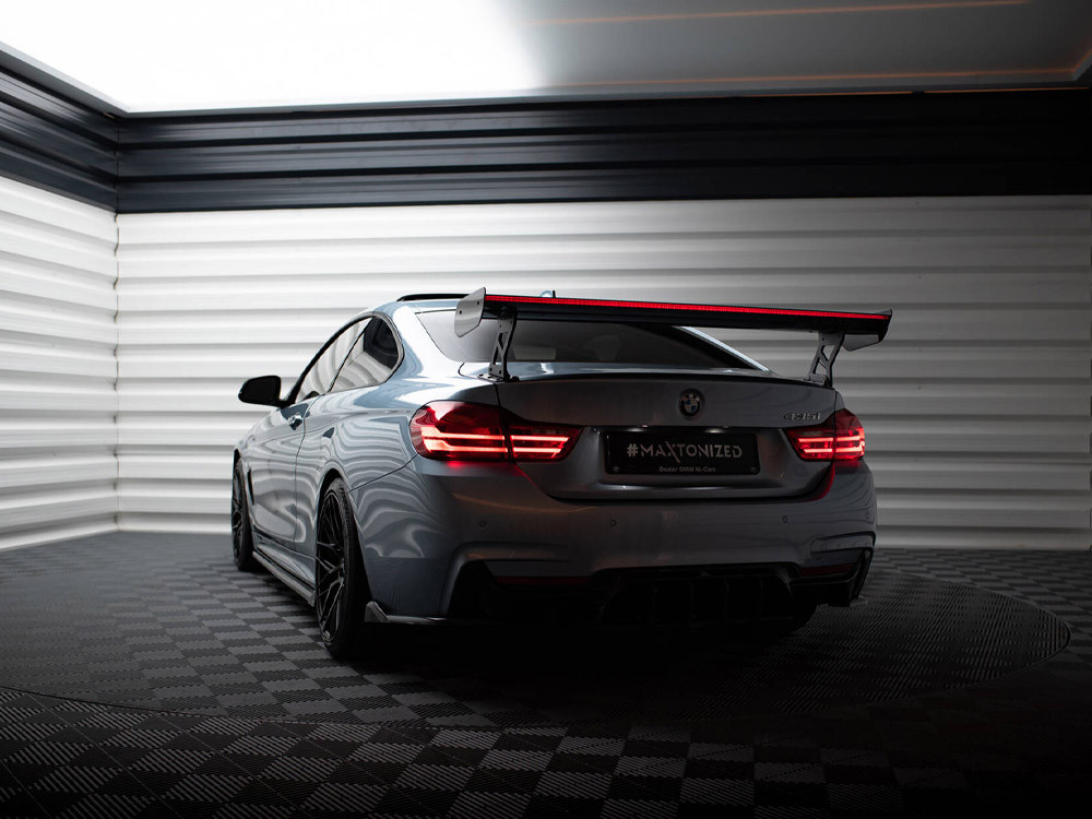 Maxton Carbon Spoiler With External Brackets Uprights + LED BMW 4 F32 / 4 F32 M-Pack Coupe Maxton Carbon Spoiler With External Brackets Uprights + LED BMW 4 F32 / 4 F32 M-Pack Coupe