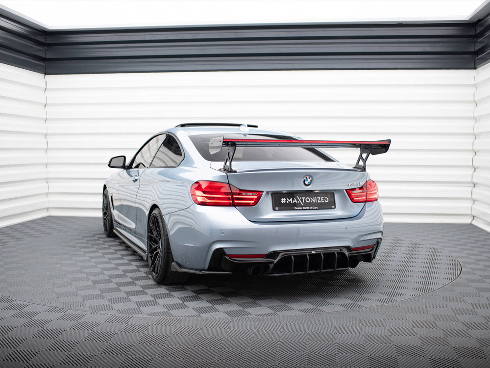 Maxton Carbon Spoiler With External Brackets Uprights + LED BMW 4 F32 / 4 F32 M-Pack Coupe Maxton Carbon Spoiler With External Brackets Uprights + LED BMW 4 F32 / 4 F32 M-Pack Coupe
