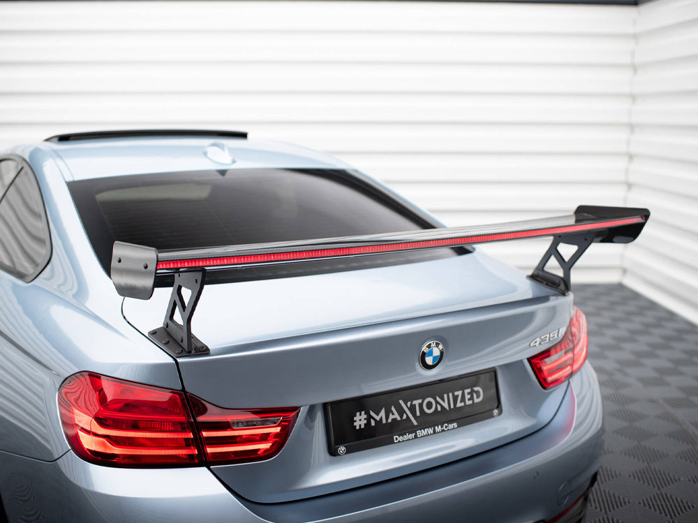 Maxton Carbon Spoiler With External Brackets Uprights + LED BMW 4 F32 / 4 F32 M-Pack Coupe Maxton Carbon Spoiler With External Brackets Uprights + LED BMW 4 F32 / 4 F32 M-Pack Coupe