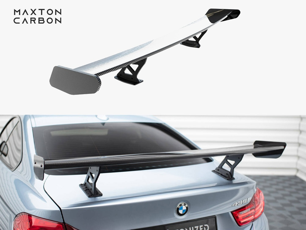 Maxton Carbon Spoiler With Internal Brackets Uprights BMW 4 F32 / 4 F32 M-Pack Coupe Maxton Carbon Spoiler With Internal Brackets Uprights BMW 4 F32 / 4 F32 M-Pack Coupe