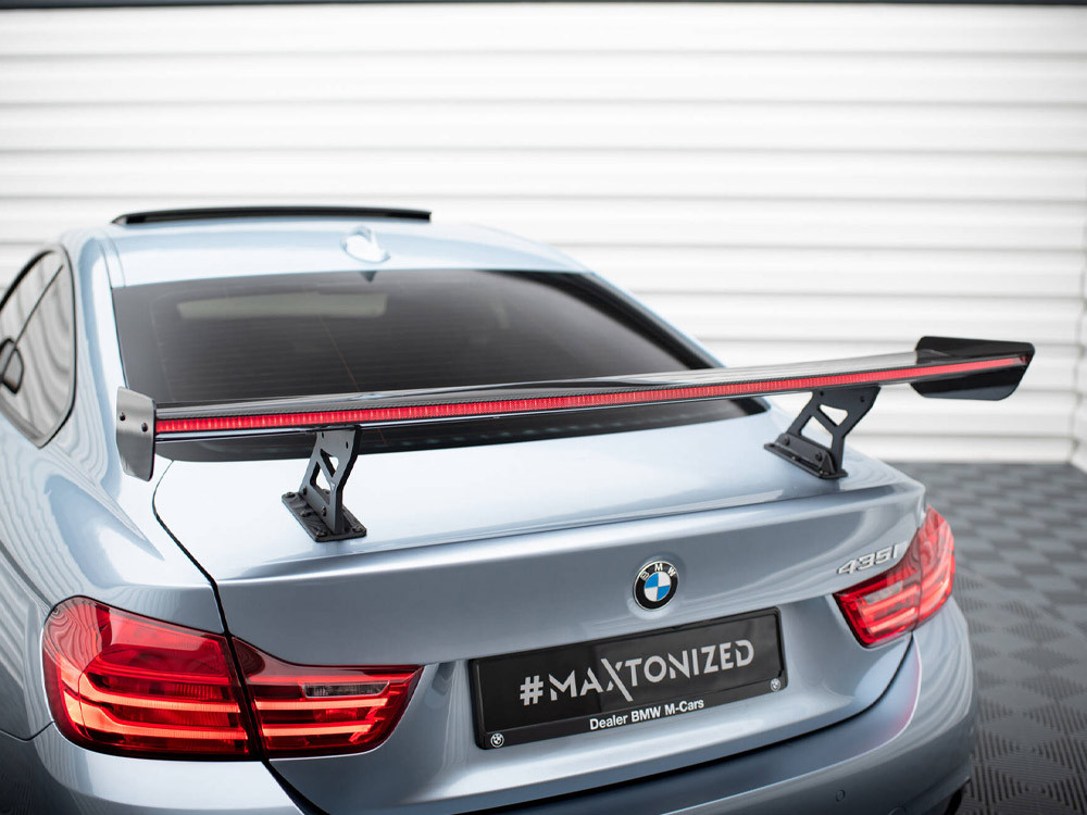 Maxton Carbon Spoiler With Internal Brackets Uprights + LED BMW 4 F32 / 4 F32 M-Pack Coupe Maxton Carbon Spoiler With Internal Brackets Uprights + LED BMW 4 F32 / 4 F32 M-Pack Coupe