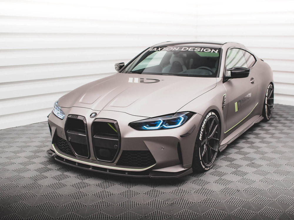 Maxton Carbon Fiber Front Splitter V.1 BMW M4 G82 / G82 Facelift