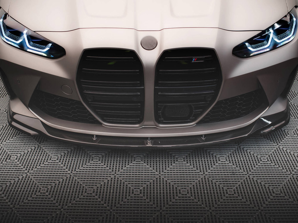 Maxton Carbon Fiber Front Splitter V.2 BMW M4 G82 / G82 Facelift Maxton Carbon Fiber Front Splitter V.2 BMW M4 G82 / G82 Facelift