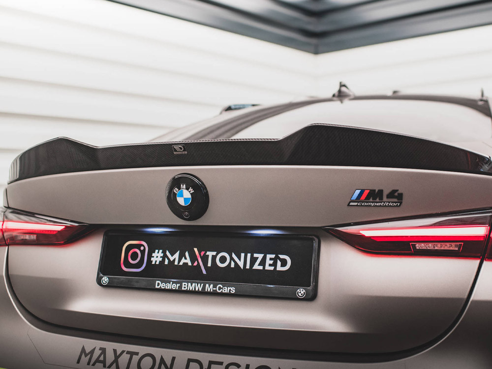 Maxton Carbon Fiber Tailgate Spoiler BMW M4 G82 / G82 Facelift / M440i / 4 M-Pack G22 / G22 Facelift Maxton Carbon Fiber Tailgate Spoiler BMW M4 G82 / G82 Facelift / M440i / 4 M-Pack G22 / G22 Facelift