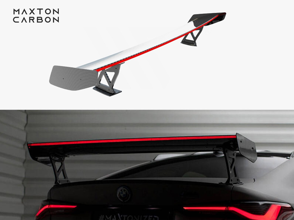 Maxton Carbon Spoiler With External Brackets Uprights + LED BMW M4 G82 / G82 Facelift / M440i / 4 M-Pack G22 / G22 Facelift Maxton Carbon Spoiler With External Brackets Uprights + LED BMW M4 G82 / G82 Facelift / M440i / 4 M-Pack G22 / G22 Facelift