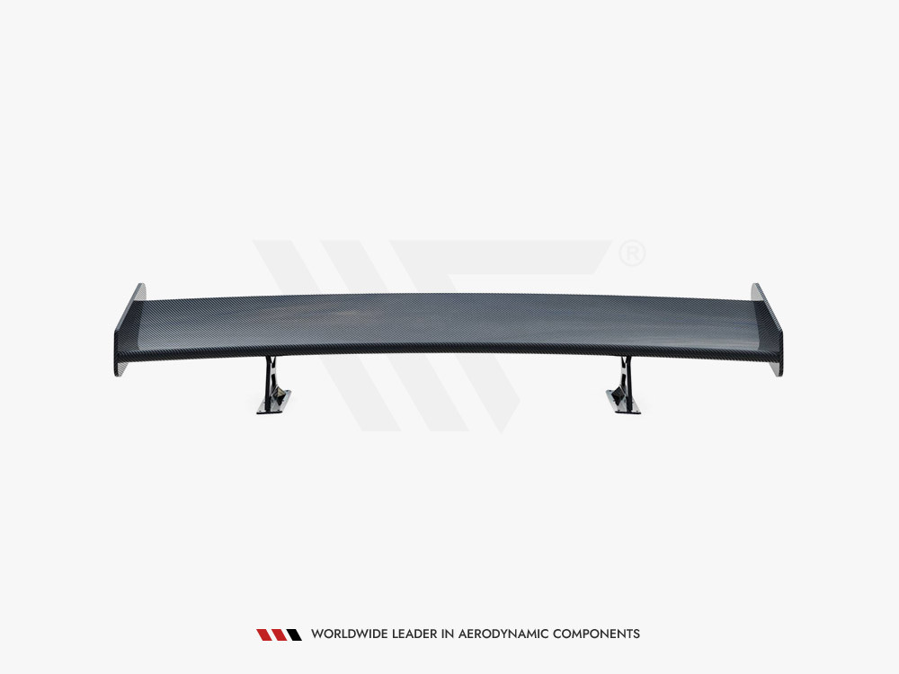 Maxton Carbon Spoiler With Internal Brackets Uprights + LED BMW 5 / M5 Sedan G30 / F90
