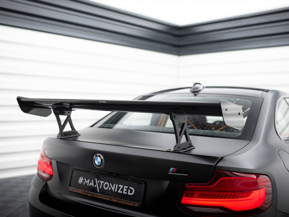 Maxton Carbon Spoiler With Internal Brackets Uprights BMW M2 F87 Maxton Carbon Spoiler With Internal Brackets Uprights BMW M2 F87