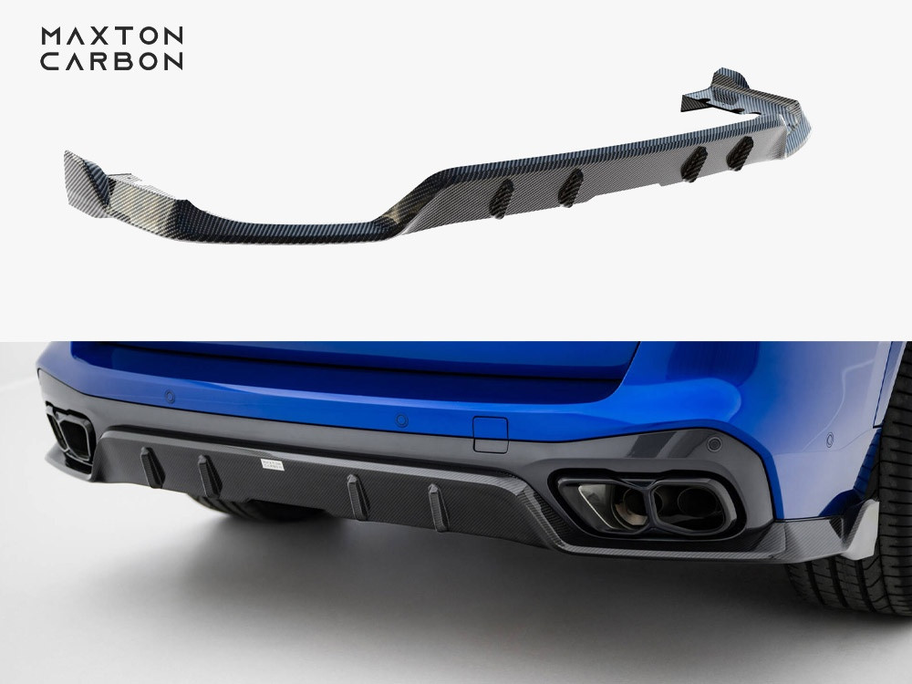 Maxton Prepreg Carbon Fiber Rear Diffuser BMW X5 M-Pack G05 Facelift Maxton Prepreg Carbon Fiber Rear Diffuser BMW X5 M-Pack G05 Facelift