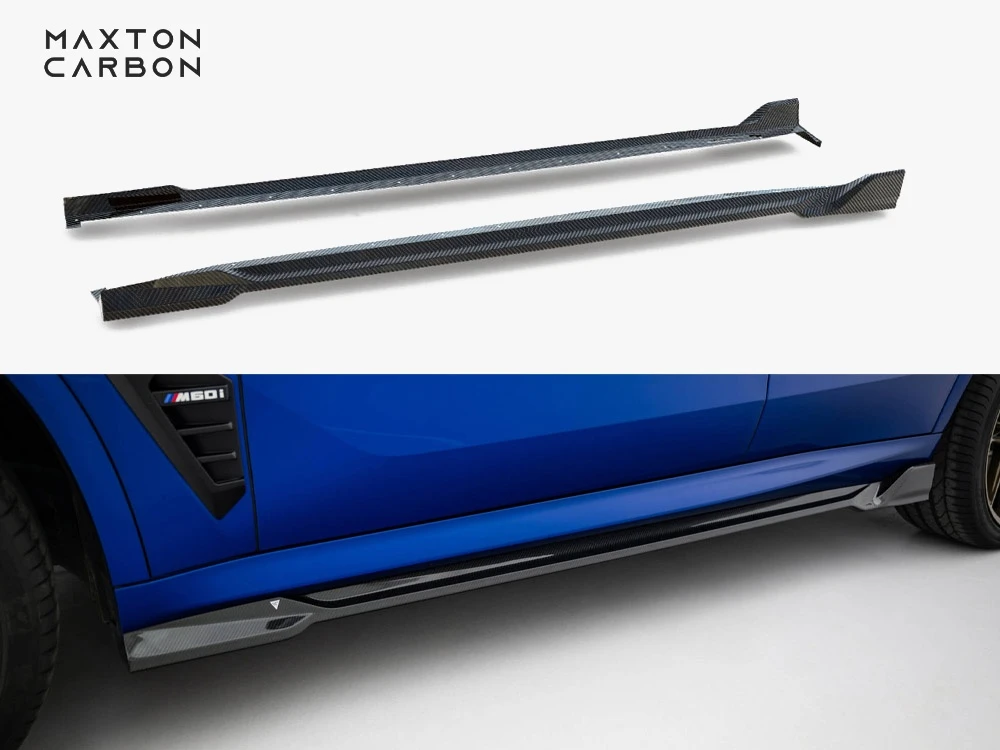 Maxton Prepreg Carbon Fiber Side Skirts BMW X5 M-Pack G05 Facelift Maxton Prepreg Carbon Fiber Side Skirts BMW X5 M-Pack G05 Facelift