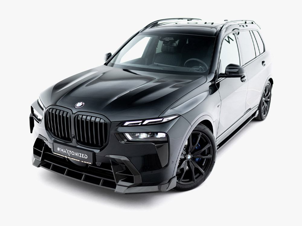 Maxton Prepreg Carbon Fiber Front Splitter BMW X7 M-Pack G07 Facelift Maxton Prepreg Carbon Fiber Front Splitter BMW X7 M-Pack G07 Facelift