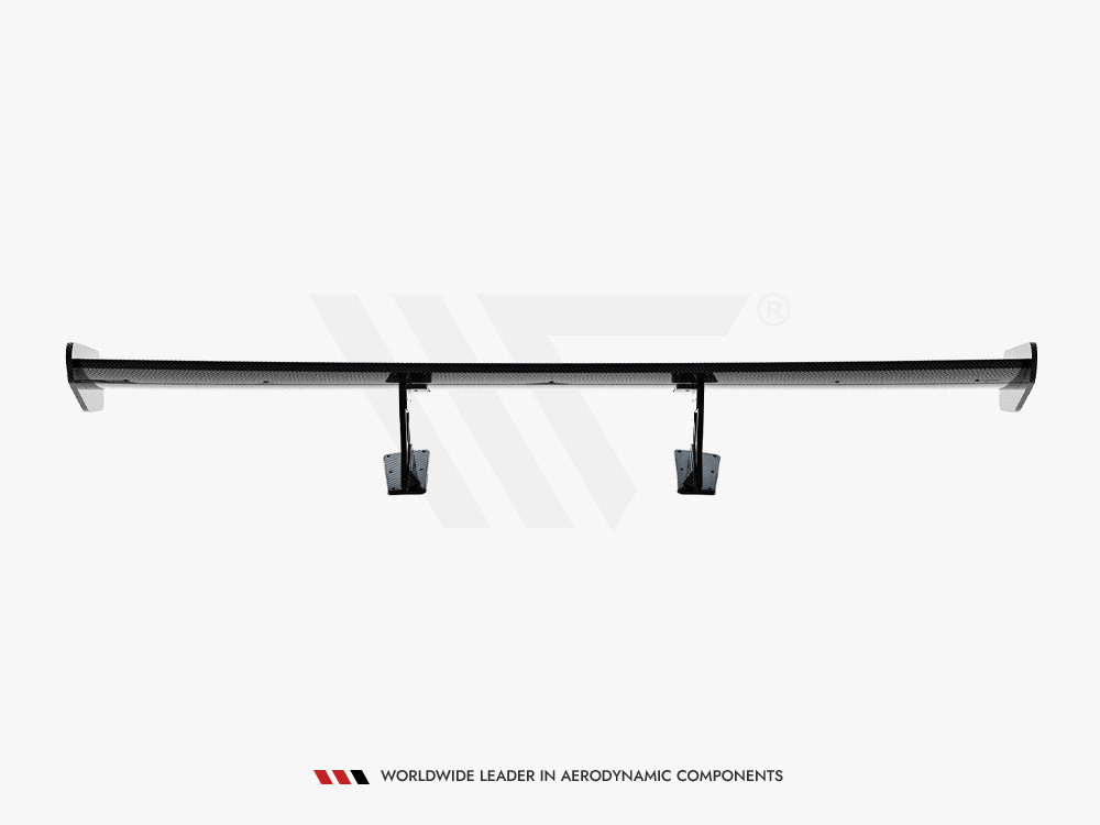 Maxton Carbon Spoiler With Internal Brackets Uprights V.1 Porsche 718 Cayman GTS 982c Maxton Carbon Spoiler With Internal Brackets Uprights V.1 Porsche 718 Cayman GTS 982c