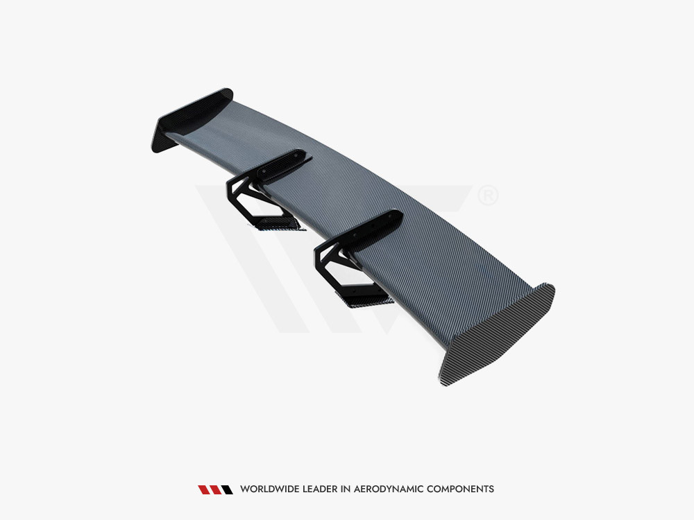 Maxton Carbon Spoiler With Upper Swan Mounting V.2 Porsche 718 Cayman GTS 982c Maxton Carbon Spoiler With Upper Swan Mounting V.2 Porsche 718 Cayman GTS 982c