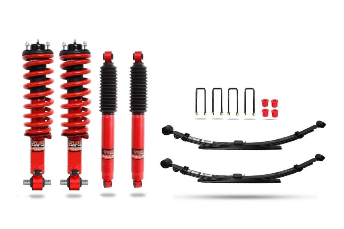 Pedders Lowering Kit - Assembled struts - VW Amarok 2023 on. 3.0 V6