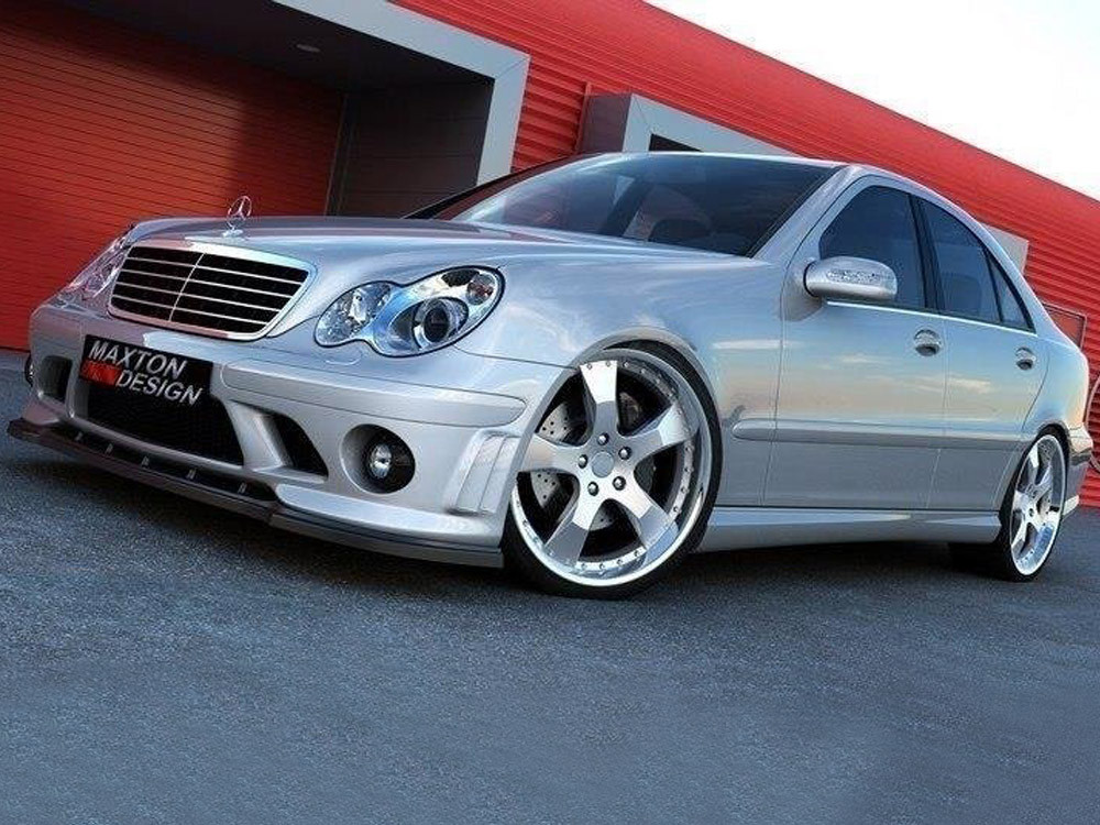Maxton Front Splitter (For ME-C-203-AMG204-F1 Bumper)
