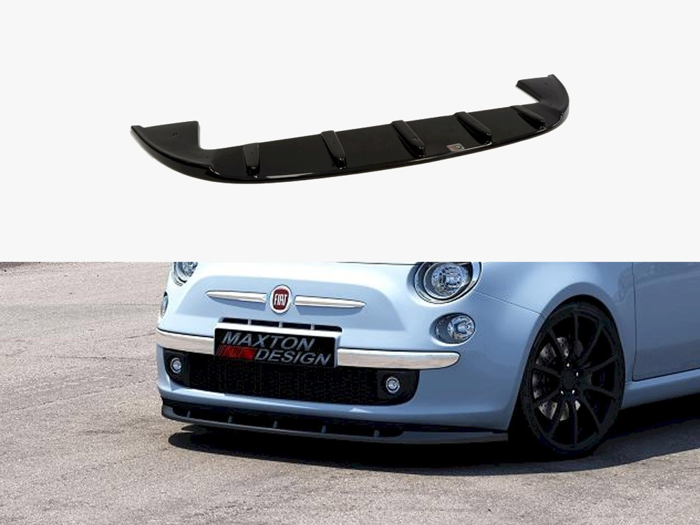 Maxton Front Splitter V.1 Fiat 500 Pre-facelift (2007-2014)