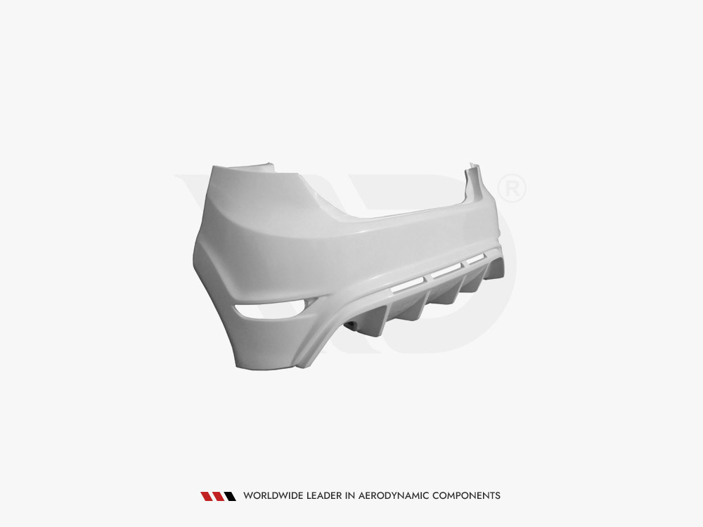 Maxton Rear Bumper Ford Fiesta MK7 Pre-facelift & Facelift (Focus RS Look)