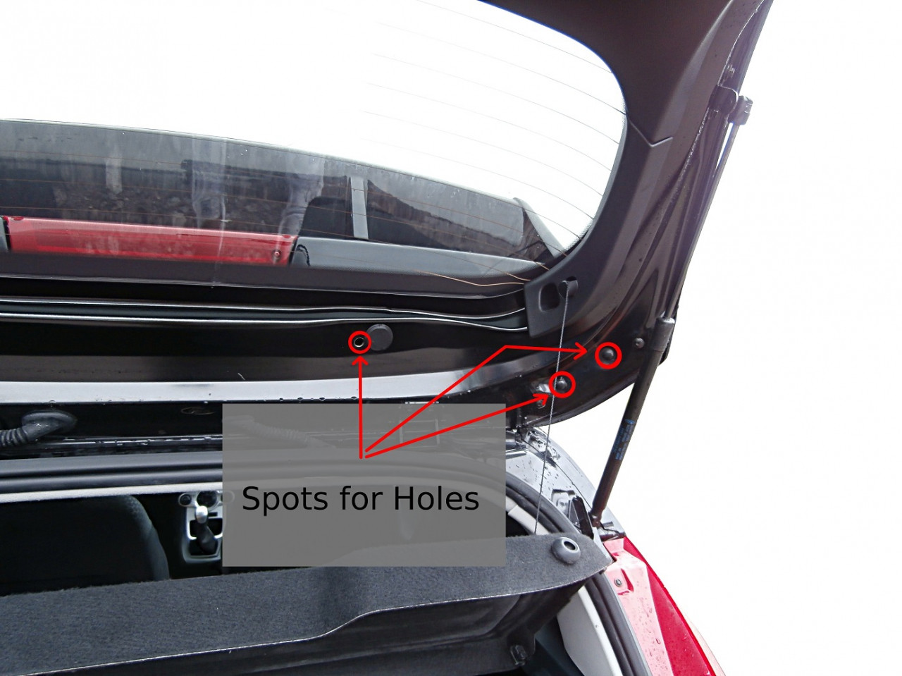 Maxton Roof Spoiler Ford Fiesta Mk7 (Focus RS Look)