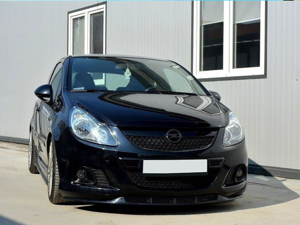 Maxton Front Splitter Opel Corsa D Nurburg (For OPC / VXR Bumper)