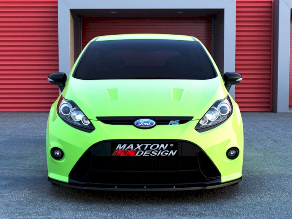 Maxton Front Splitter Ford Fiesta MK7 (For RS Look Bumper)