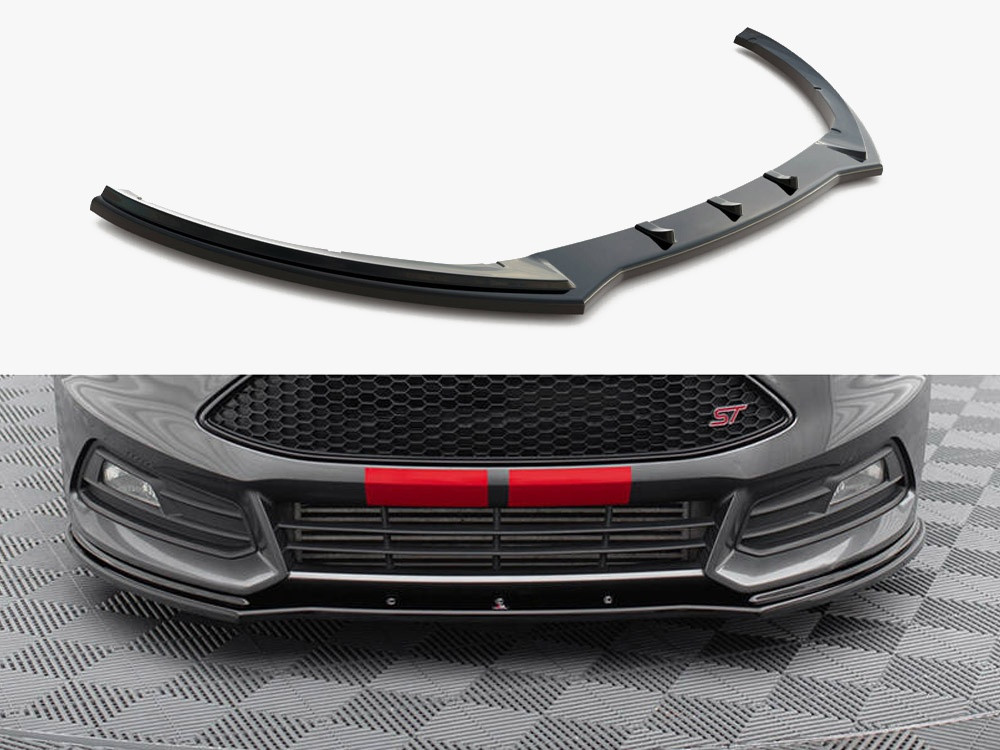 Maxton Front Splitter V.1 Ford Focus ST Mk3 FL
