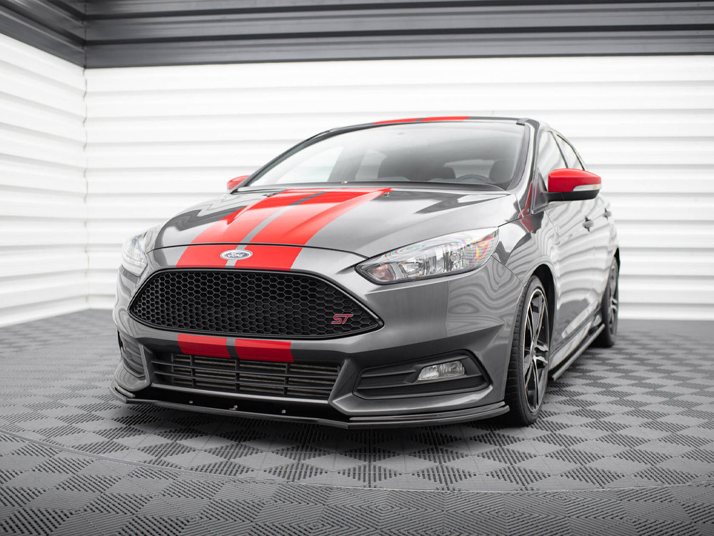 Maxton Front Splitter V.1 Ford Focus ST Mk3 FL