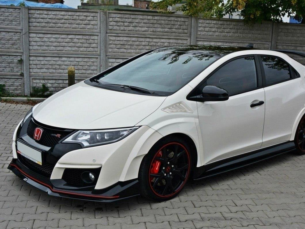 Maxton Front Splitter V.2 Honda Civic IX Type R Maxton Front Splitter V.2 Honda Civic IX Type R