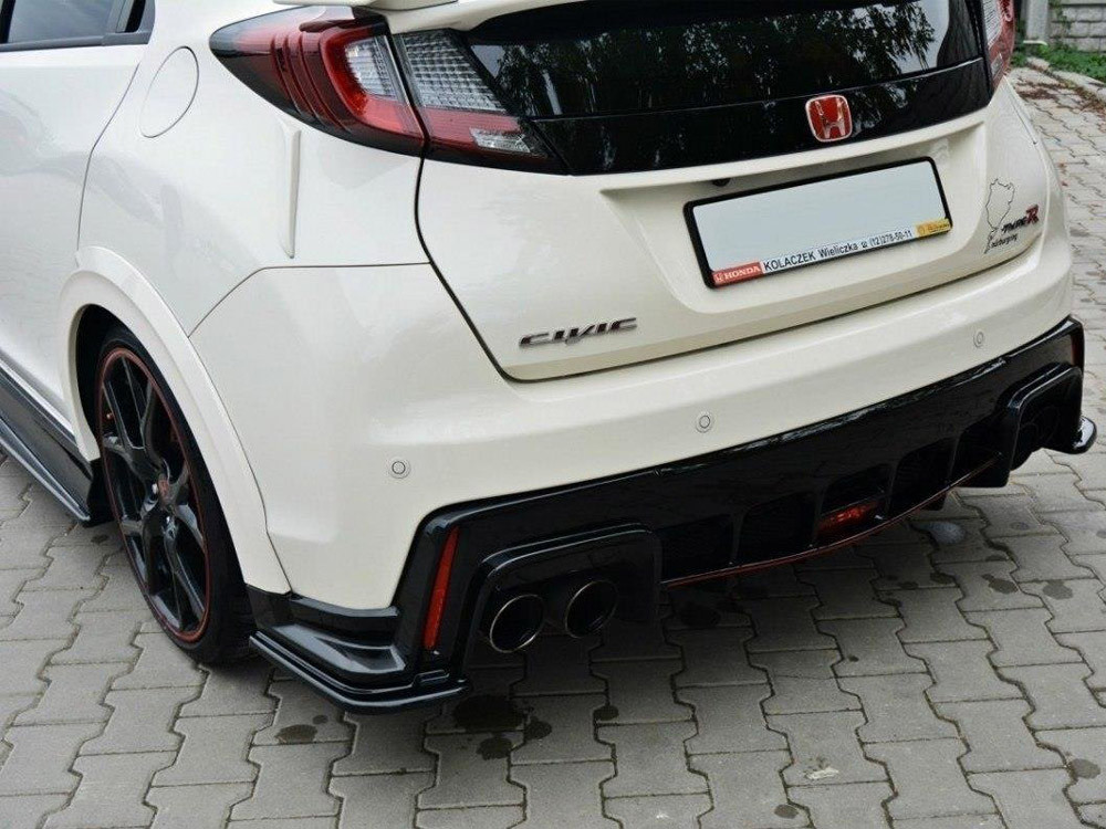 Maxton Rear Side Splitters Honda Civic IX Type R