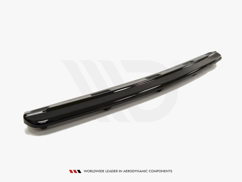 Maxton Central Rear Splitter (Vertical Bars) Alfa Romeo 159 - Gloss Black