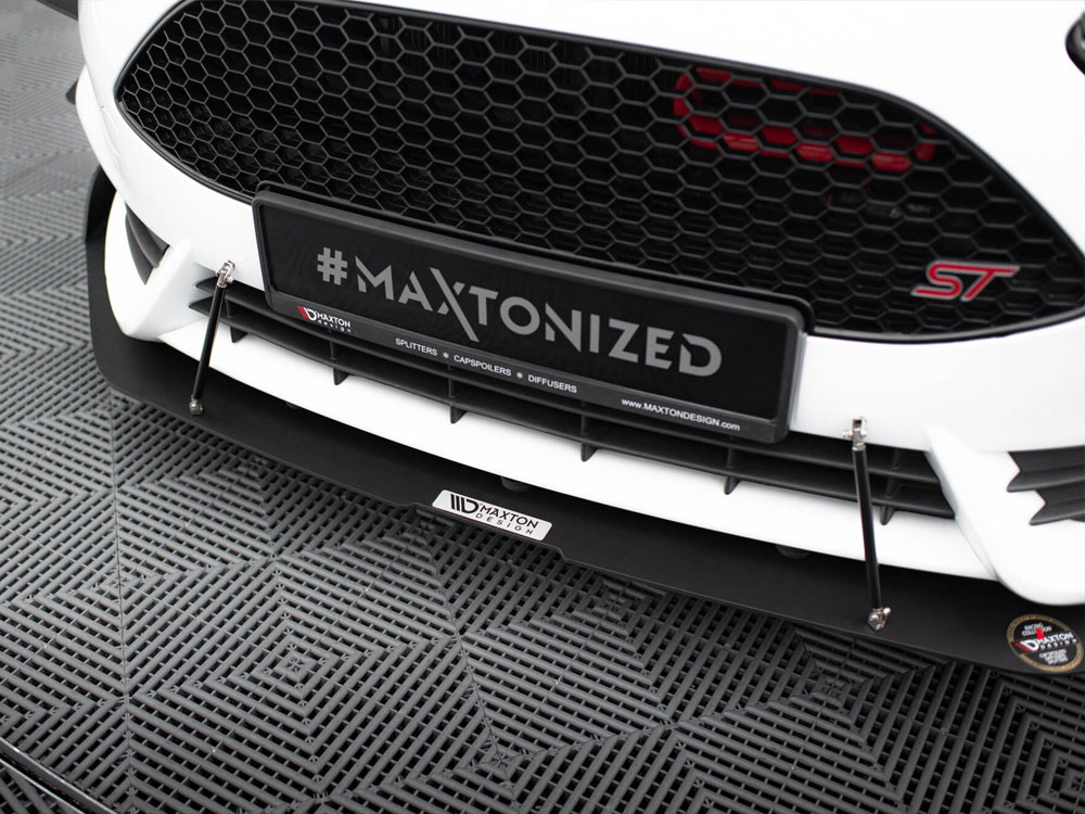 Maxton Front Racing Splitter V.2 Fiesta ST Mk7 Facelift