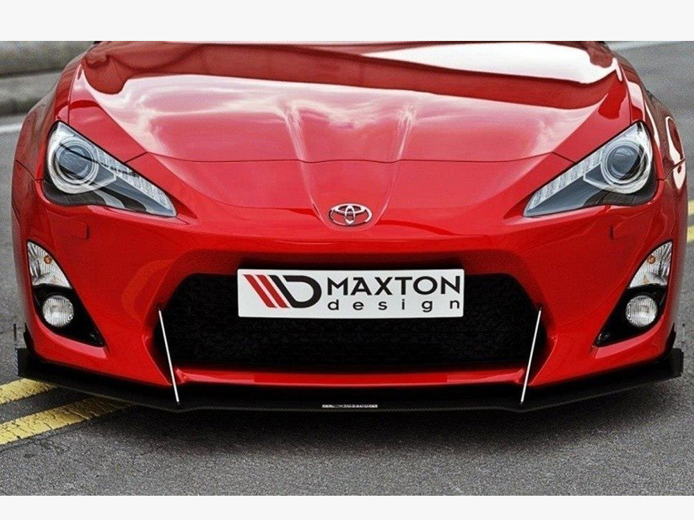 Maxton Front Racing Splitter Toyota GT86 (With Wings) Maxton Front Racing Splitter Toyota GT86 (With Wings)