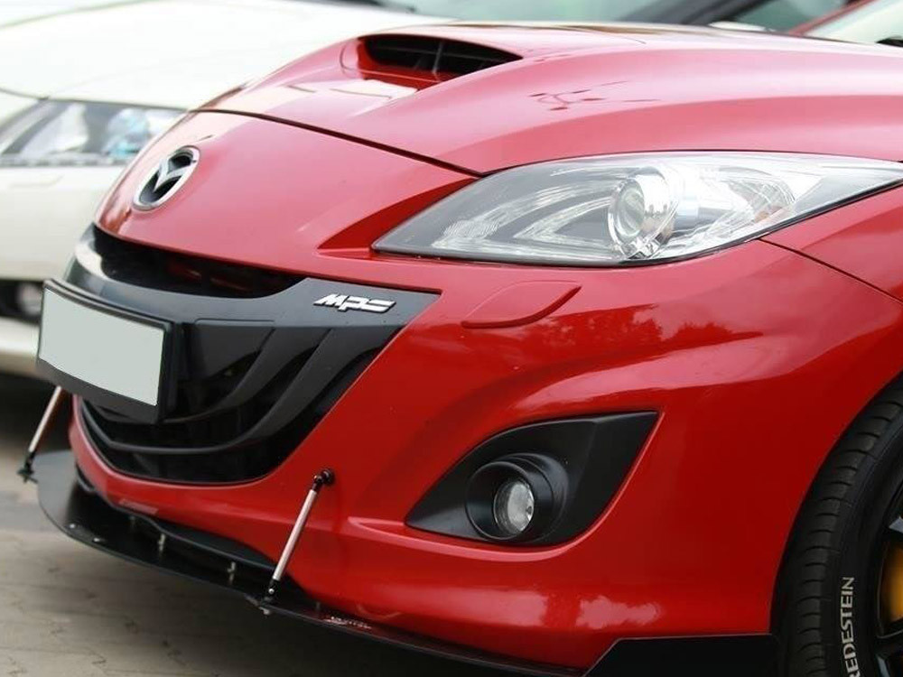 Maxton Front Racing Splitter Mazda 3 Mk2 MPS Maxton Front Racing Splitter Mazda 3 Mk2 MPS