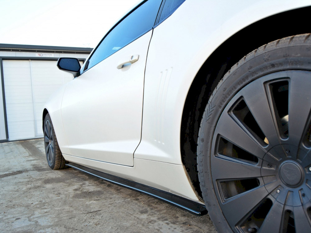 Maxton Side Skirts Diffusers Chevrolet Camaro V SS - US Version (Preface) (2009-2013)