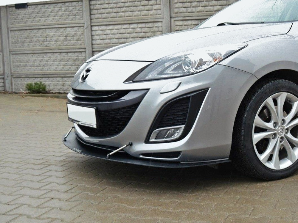 Maxton Front Racing Splitter Mazda 3 MK2 Sport (Preface)