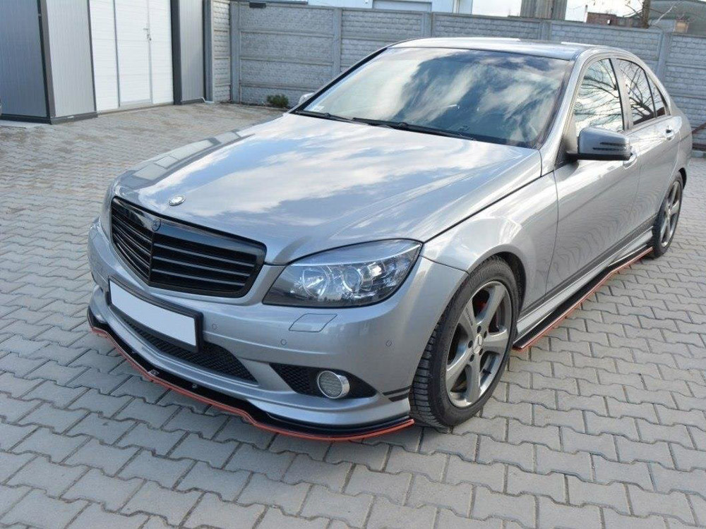 Maxton Side Skirts Diffusers Mercedes-Benz C Sedan / Estate AMG-Line W204 / S204
