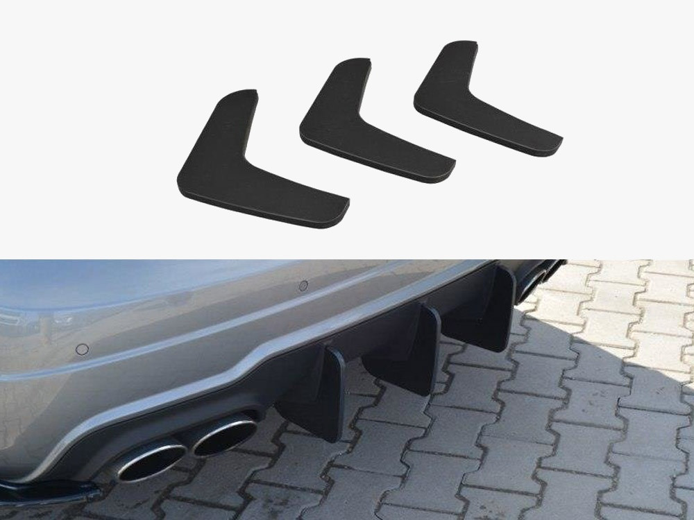 Maxton Rear Diffuser V.1 Mercedes C W204 Amg-line (Facelift)