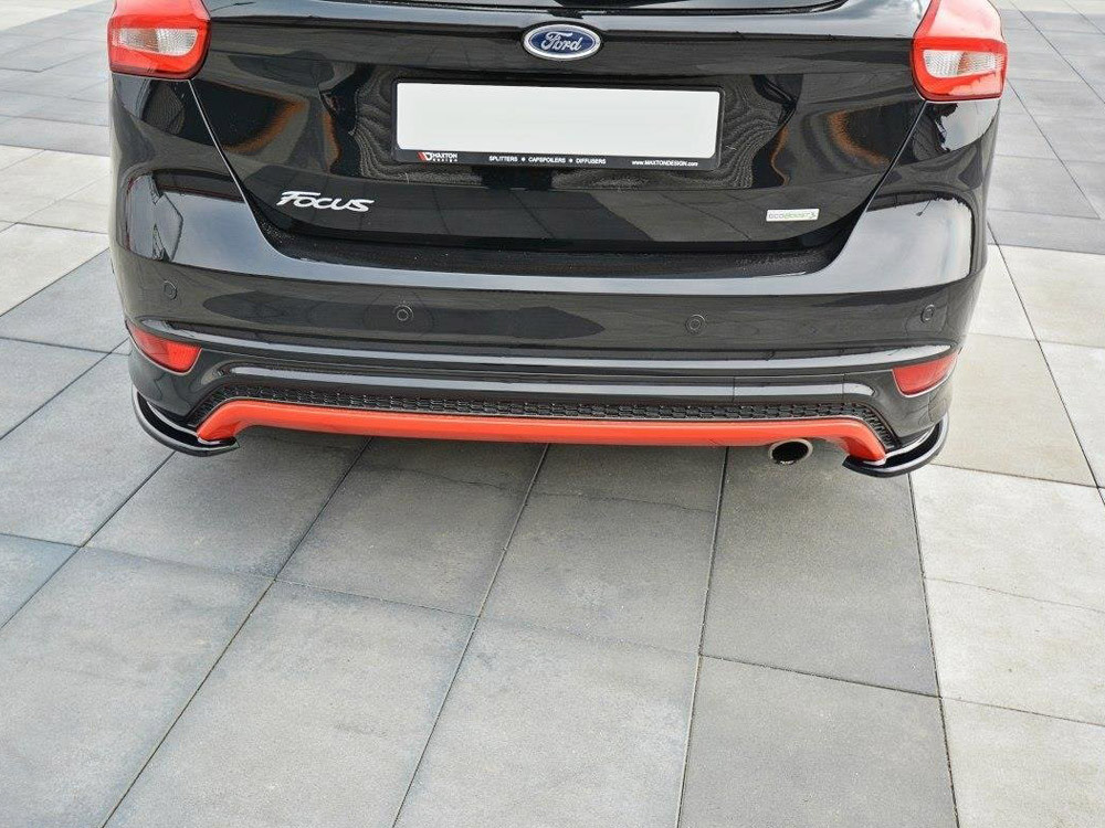 Maxton Rear Side Splitters Ford Focus Mk3 ST-Line (Facelift) 2015-2018