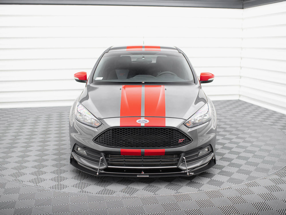 Maxton Hybrid Front Splitter V.2 Ford Focus ST Mk3 FL Maxton Hybrid Front Splitter V.2 Ford Focus ST Mk3 FL