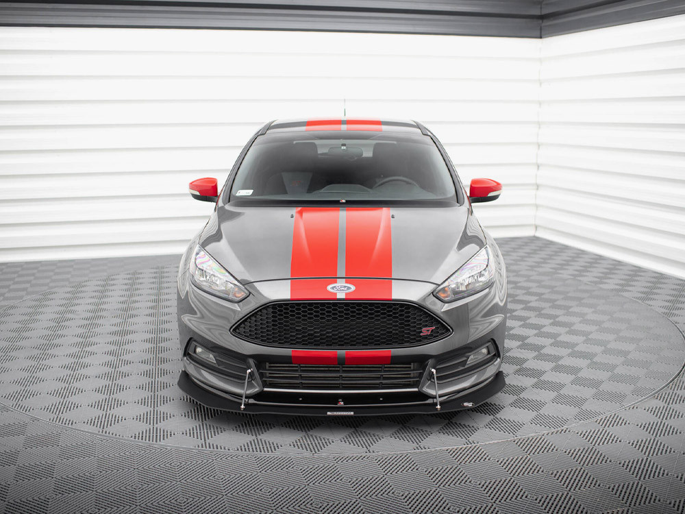 Maxton Hybrid Front Splitter V.1 Ford Focus ST Mk3 FL