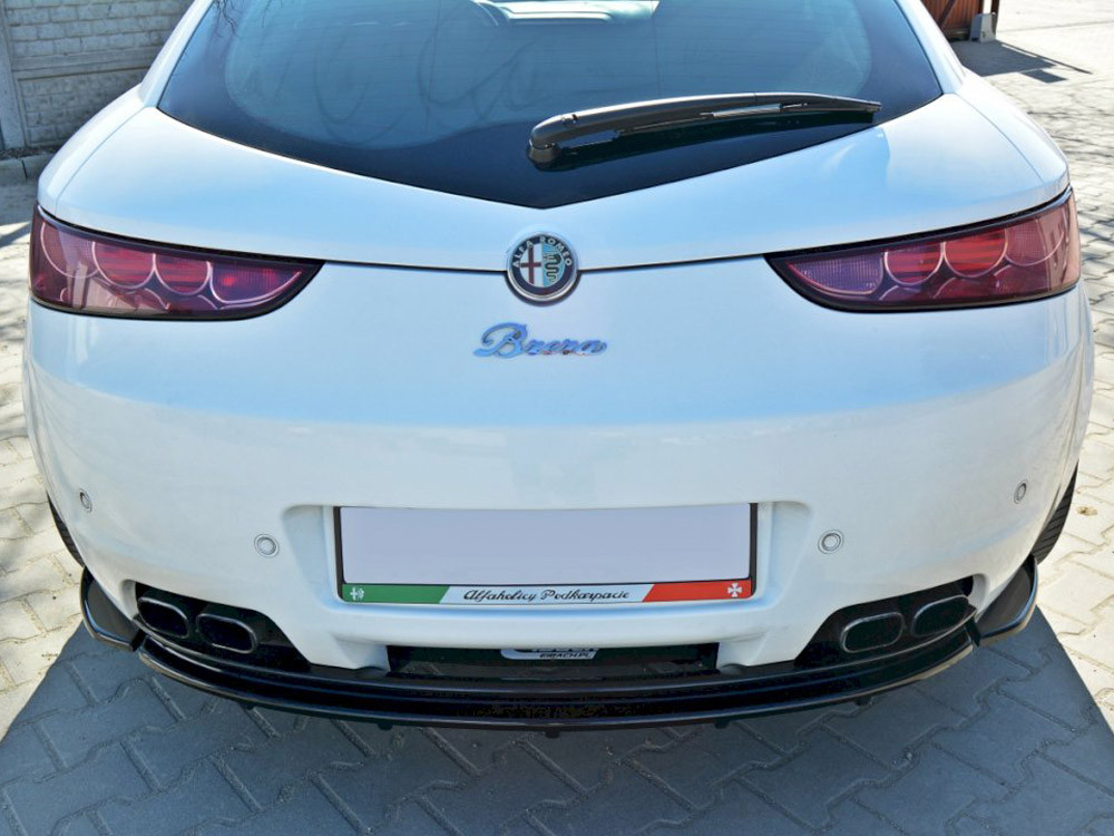 Maxton Central Rear Splitter (Vertical Bars) Alfa Romeo Brera