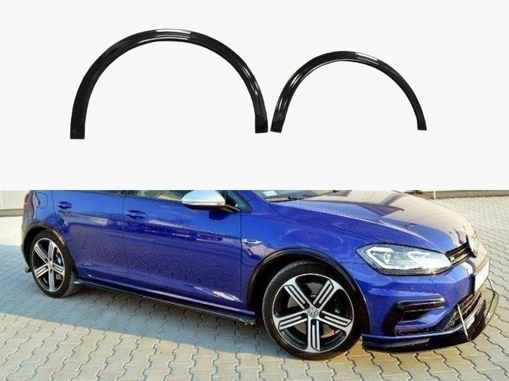 Maxton Fenders Extension Volkswagen Golf R / R-Line Mk7 Facelift - Gloss Black Maxton Fenders Extension Volkswagen Golf R / R-Line Mk7 Facelift - Gloss Black