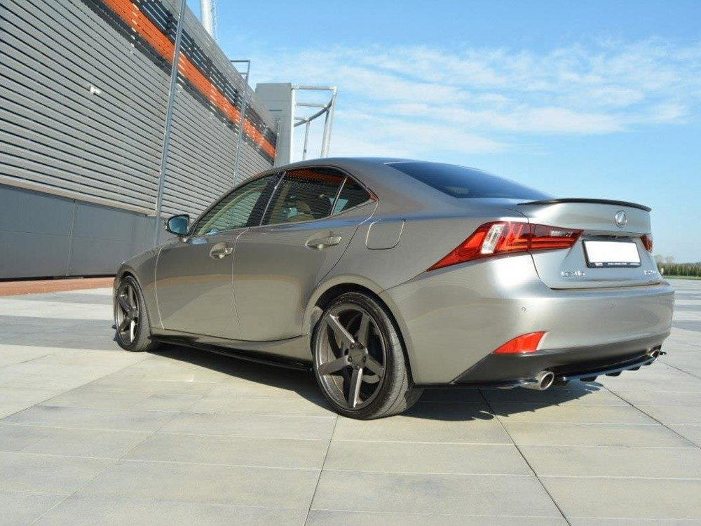 Maxton Central Rear Splitter (Vertical Bars) Lexus IS Mk3 T