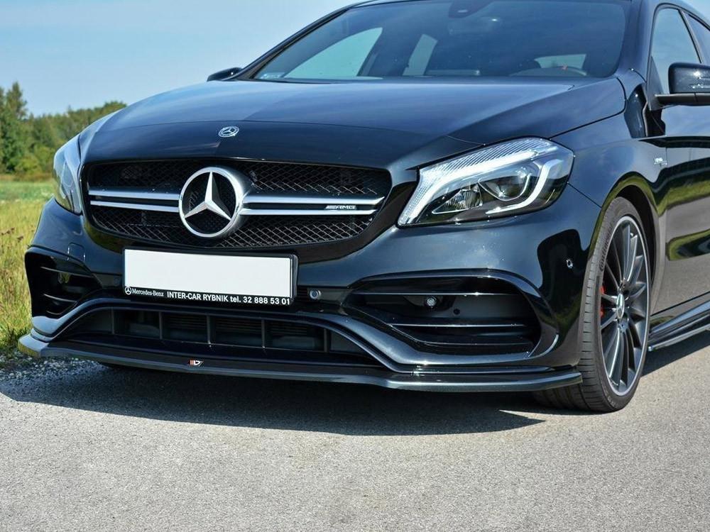 Maxton Front Splitter V.1 Mercedes A W176 AMG Facelift