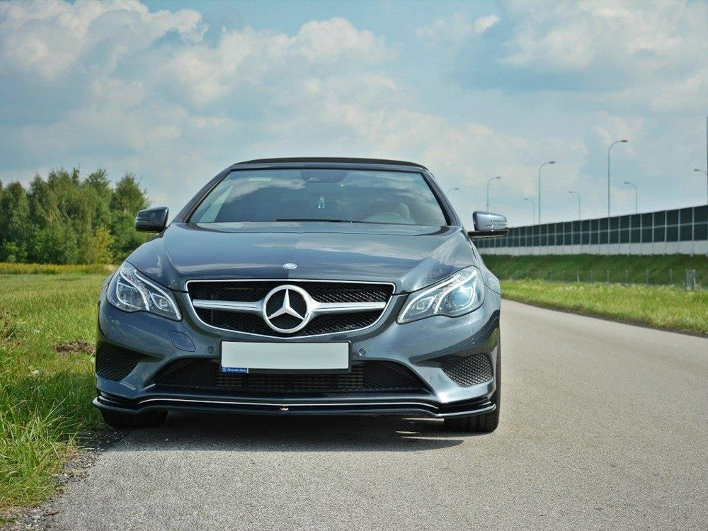 Maxton Front Splitter V.1 Mercedes - Benz E Coupe / Cabrio C207 Facelift / A207 Facelit
