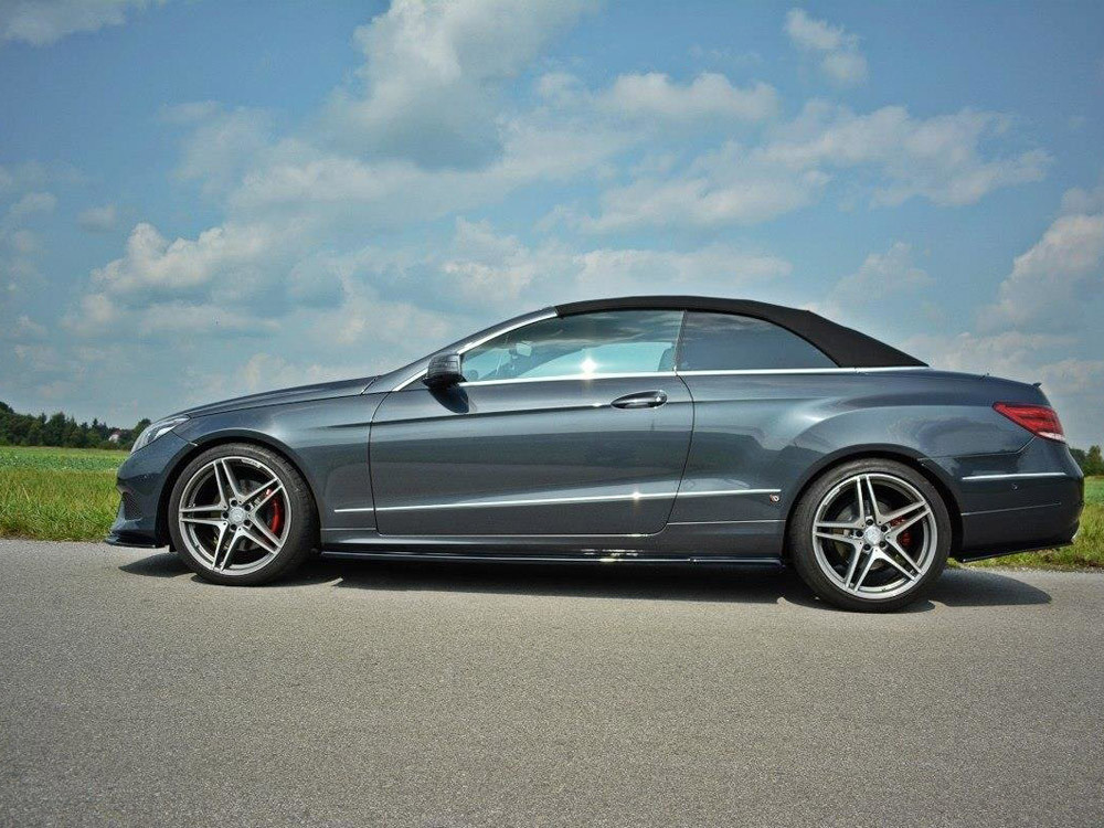 Maxton Side Skirts Diffusers Mercedes - Benz E Coupe / Cabrio C207 Facelift / A207 Facelit